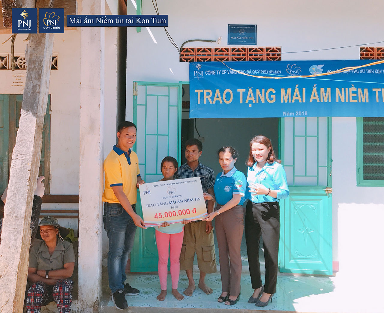Mái ấm niềm tin đến với người nghèo tại tỉnh Kon Tum