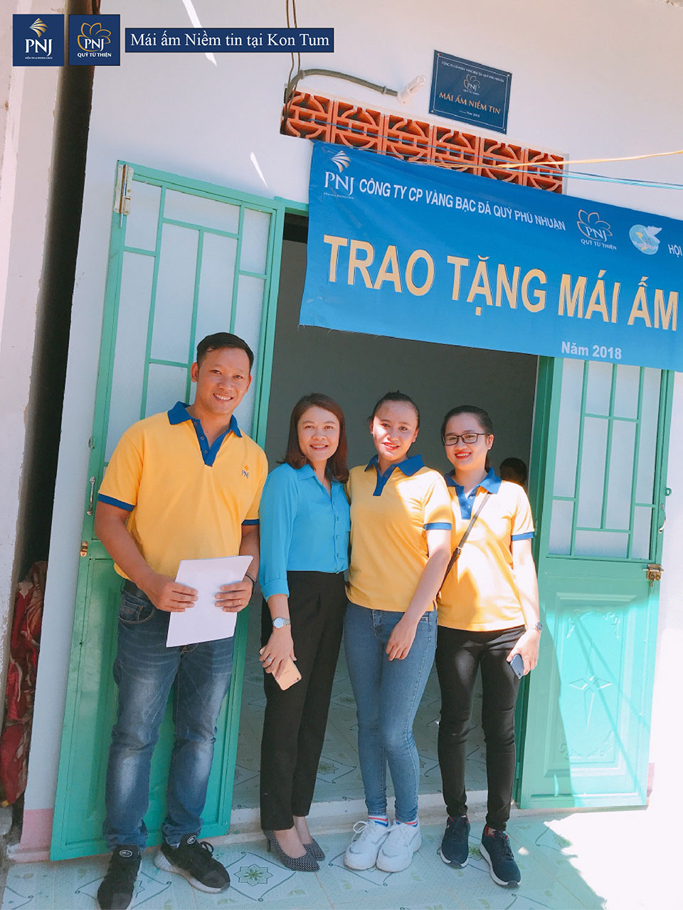 Mái ấm niềm tin đến với người nghèo tại tỉnh Kon Tum