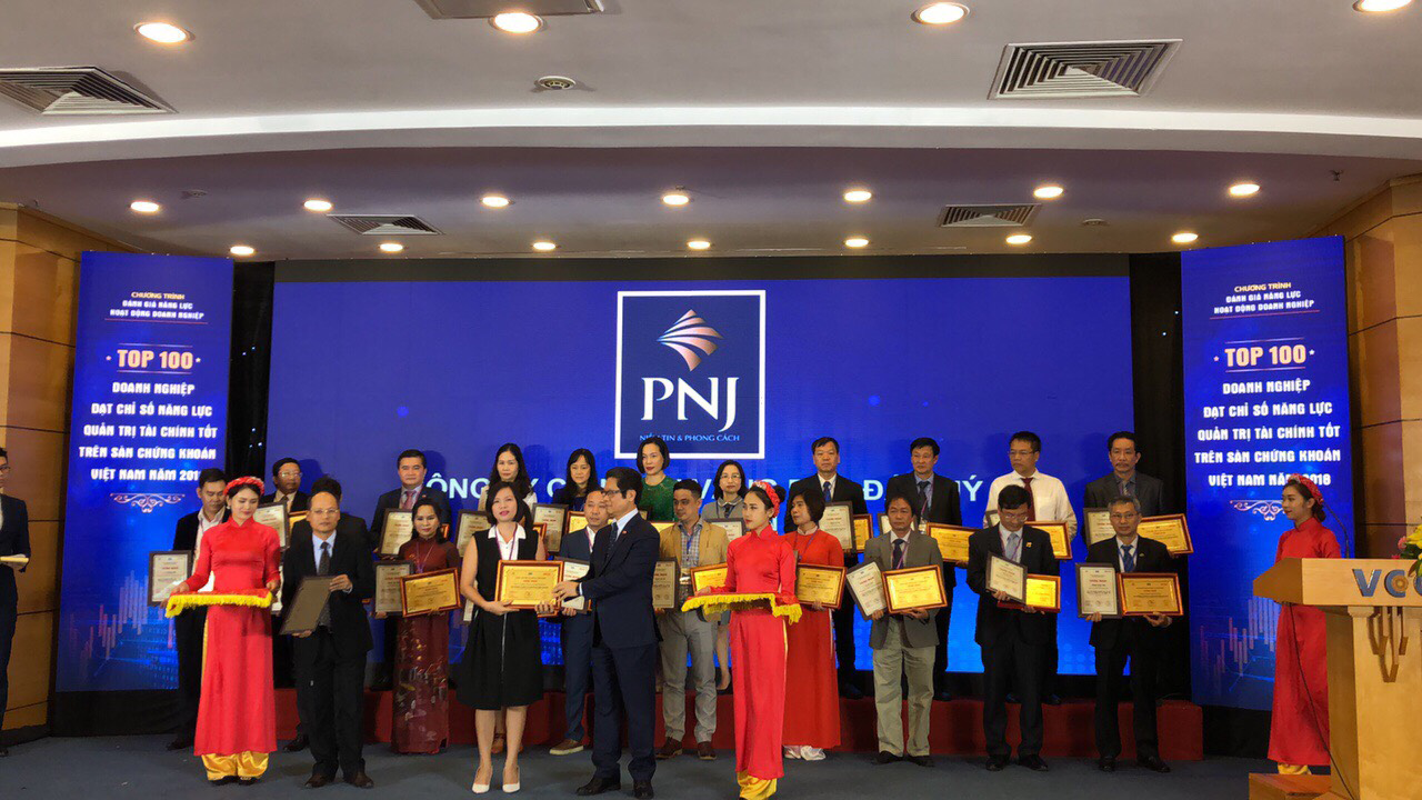 PNJ – doanh nghiệp quản trị tài chính xuất sắc trên sàn chứng khoán Việt Nam