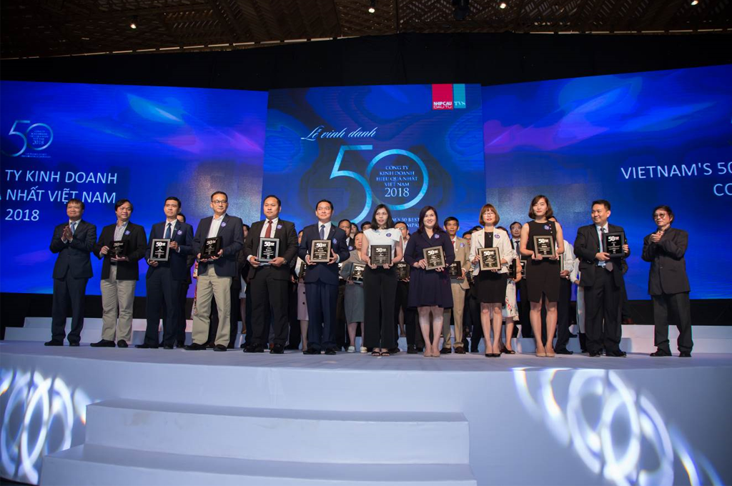 PNJ tiếp tục lọt TOP 50 công ty kinh doanh hiệu quả nhất Việt Nam