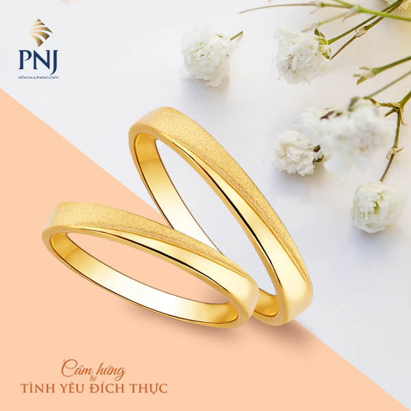 Lên kế hoạch chọn nhẫn cưới đẹp cho cặp đôi 2 Vàng 18K thường được lựa chọn để chế tác Nhẫn cưới Vàng truyền thống