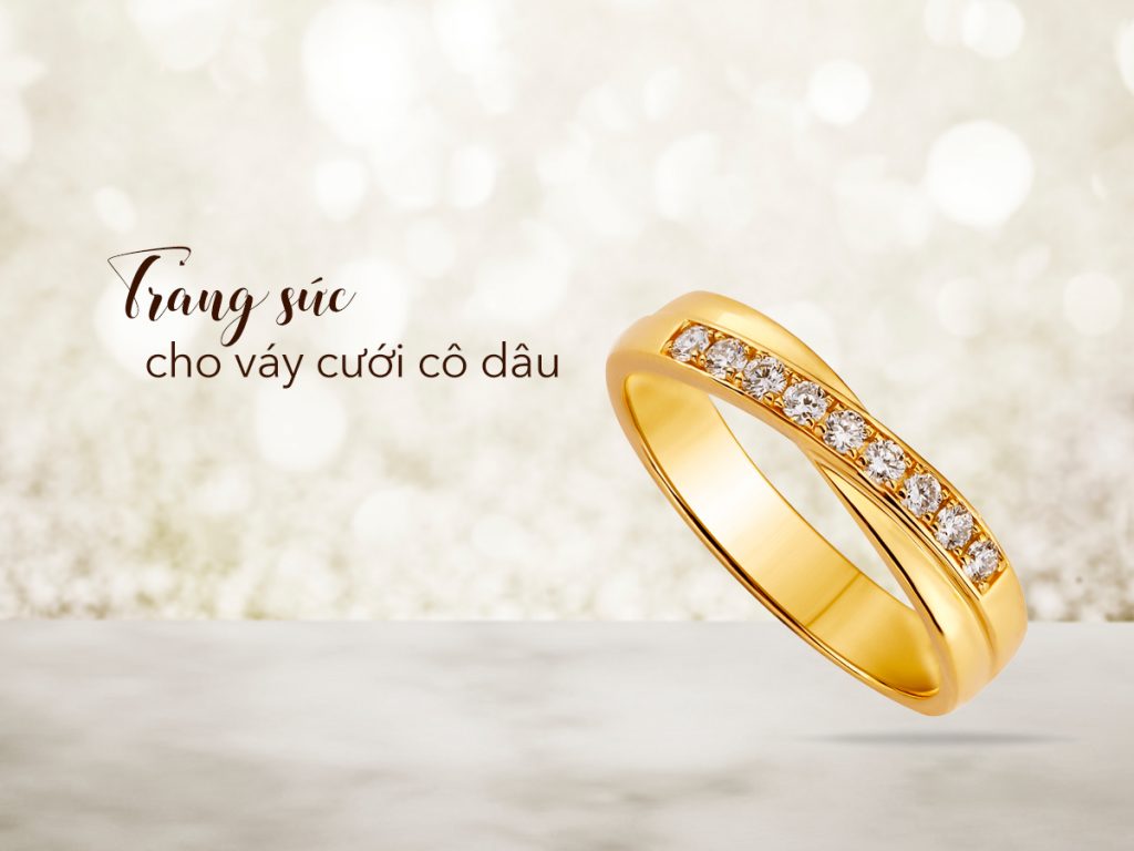 Gợi ý cô dâu cách chọn trang sức đẹp phù hợp với váy cưới 1 Trang suc cho vay cuoi co dau 1