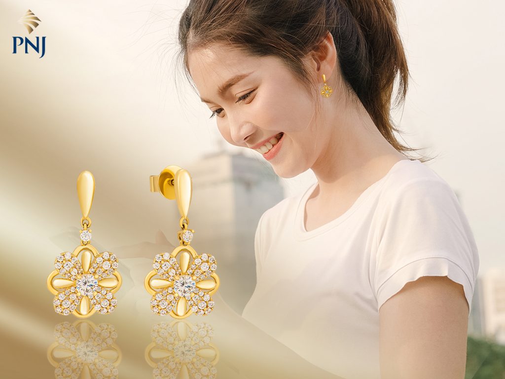 Bi quyet chon bong tai cuoi chuan cho tung kieu toc co dau 1