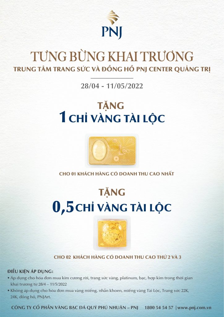 Tưng bừng ưu đãi chào đón diện mạo mới PNJ Center Quảng Trị 5 tung bung uu dai chao don dien mao moi 5