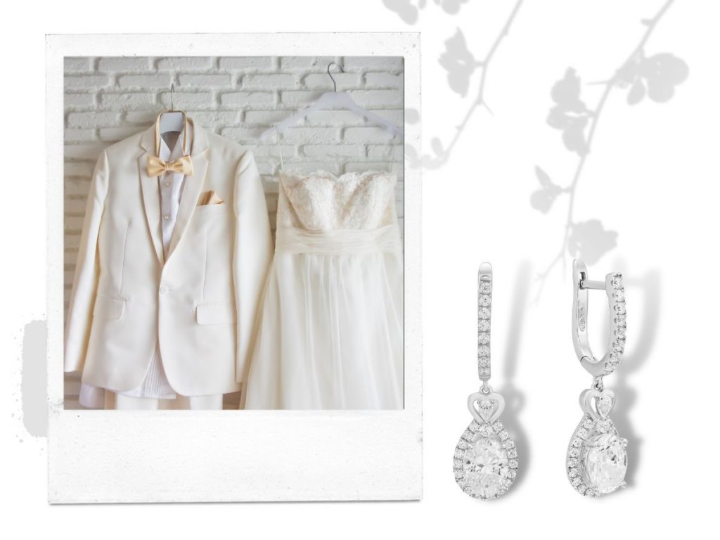 Y nghia cac gam mau vay cuoi nhung mon trang suc phu hop