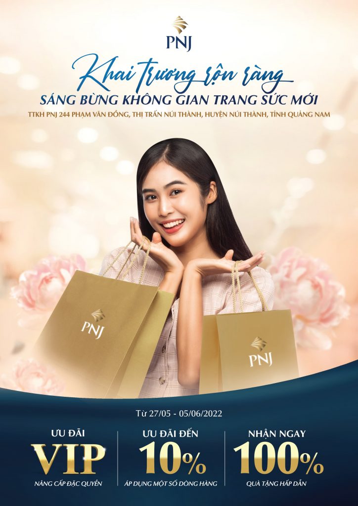 Khai trương rộn ràng PNJ Núi Thành, sáng bừng không gian trang sức mới 1 khai truong nui thanh 1