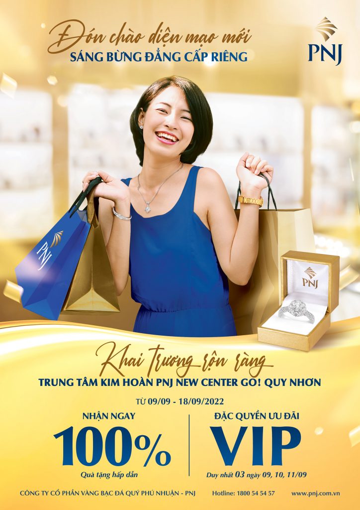 Đón chào diện mạo mới - sáng bừng đẳng cấp riêng 1 khai truong pnj new center go 01