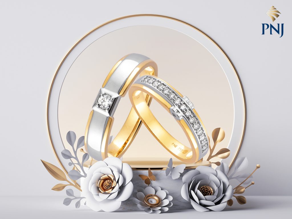 Quảng cáo - Top những mẫu nhẫn cặp kim cương đẳng cấp - Thể hiện tình yêu  theo phong cách sang xịn và độc đáo | Quản lý chi phí xây dựng,