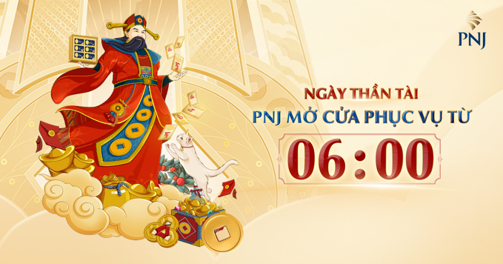PNJ MỞ CỬA TỪ 6H SÁNG MÙNG MƯỜI, PHỤC VỤ ĐÓN NGÀY THẦN TÀI 1 ATL CoverYoutube ThanTai Recovered
