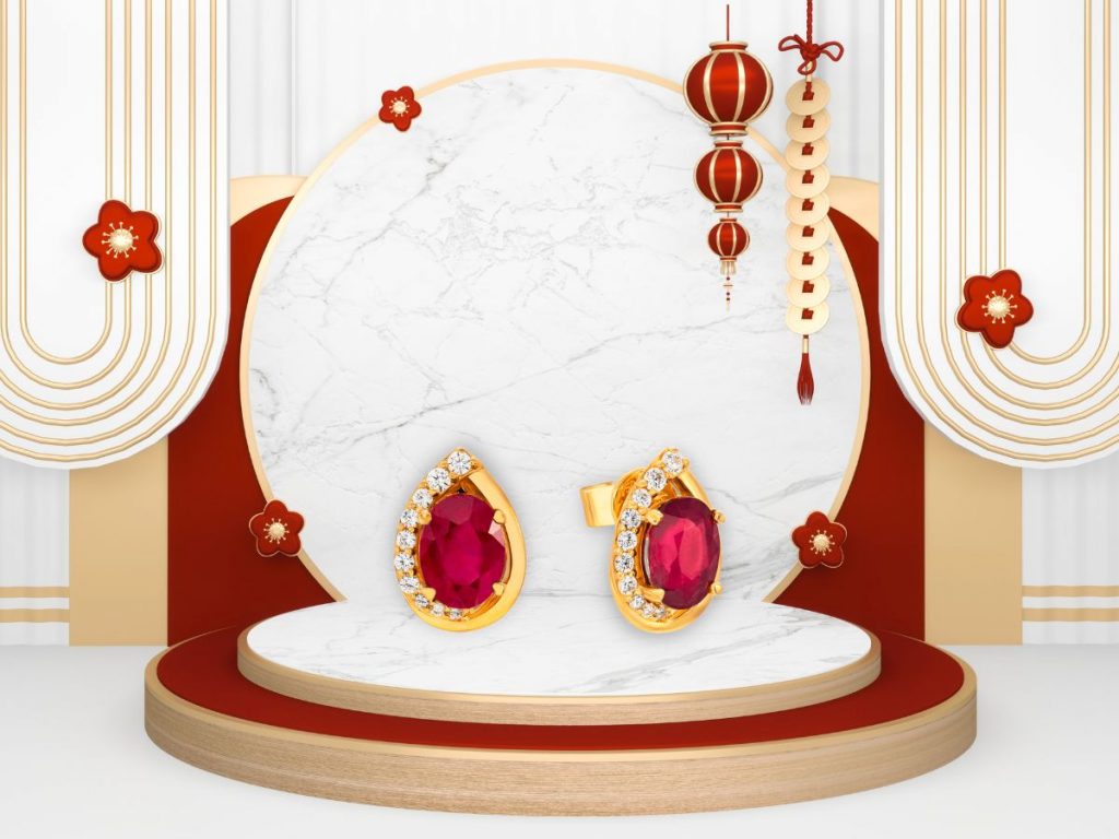 Sắc đỏ của Ruby đại diện cho sự may mắn, thịnh vượng và tình yêu vẹn toàn.