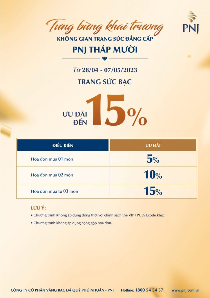 TƯNG BỪNG KHAI TRƯƠNG TTKH PNJ THÁP MƯỜI, NGẬP TRÀN ƯU ĐÃI HẤP DẪN 4 tung bung khai truong ttkh pnj thap muoi ngap tran uu dai hap dan 4