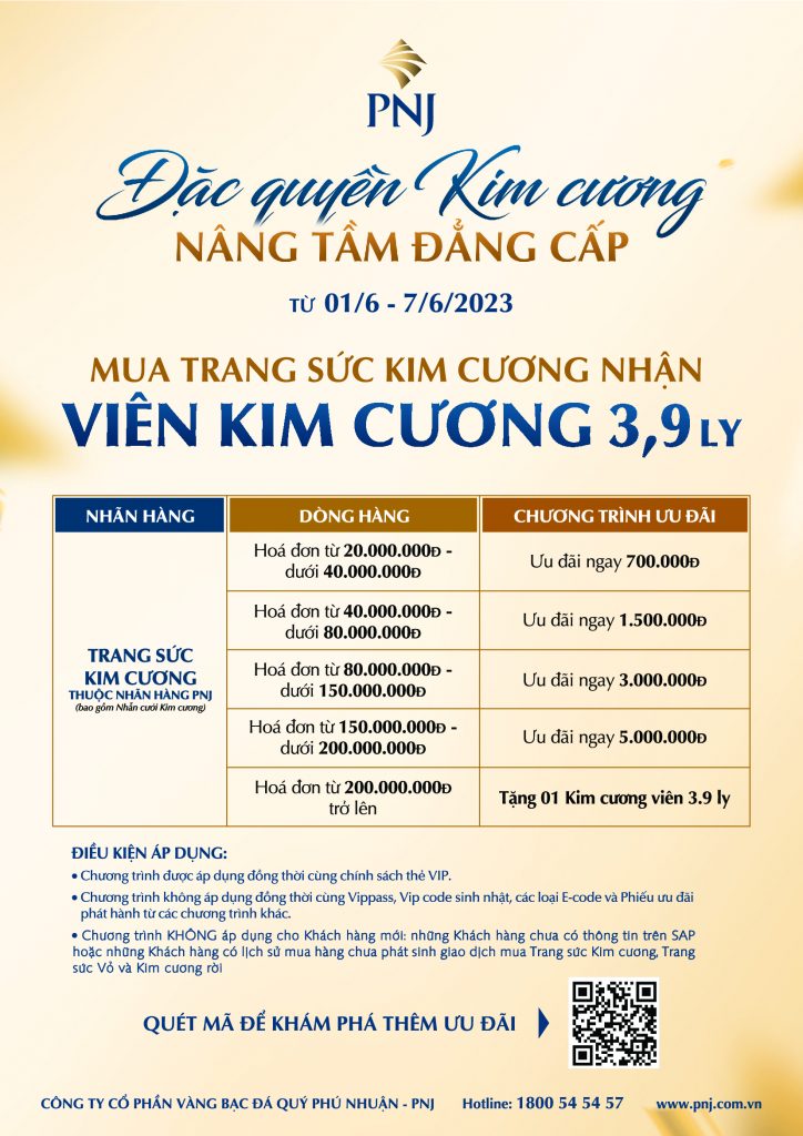 ĐẶC QUYỀN KIM CƯƠNG - NÂNG TẦM ĐẲNG CẤP 3 3