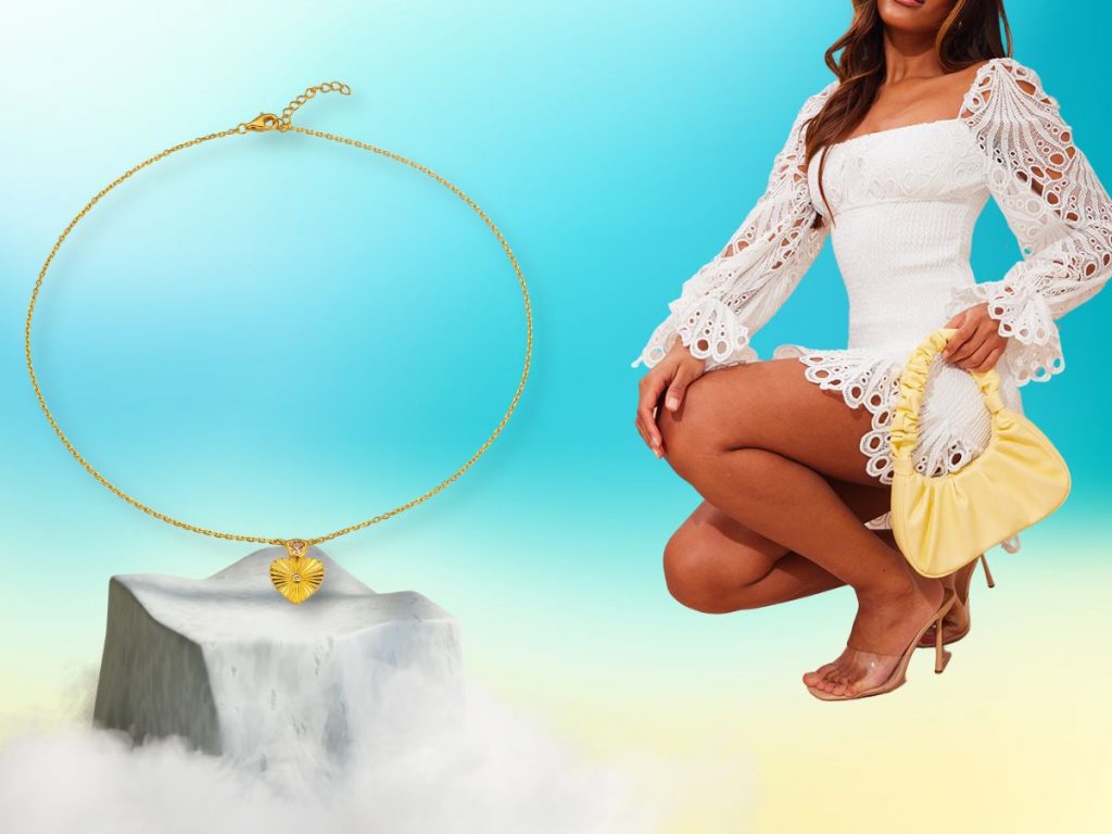 Cách phối trang sức cùng các kiểu váy hè đẹp nhất 2023 50 Cach phoi trang suc cung cac kieu vay he dep nhat 2023 1