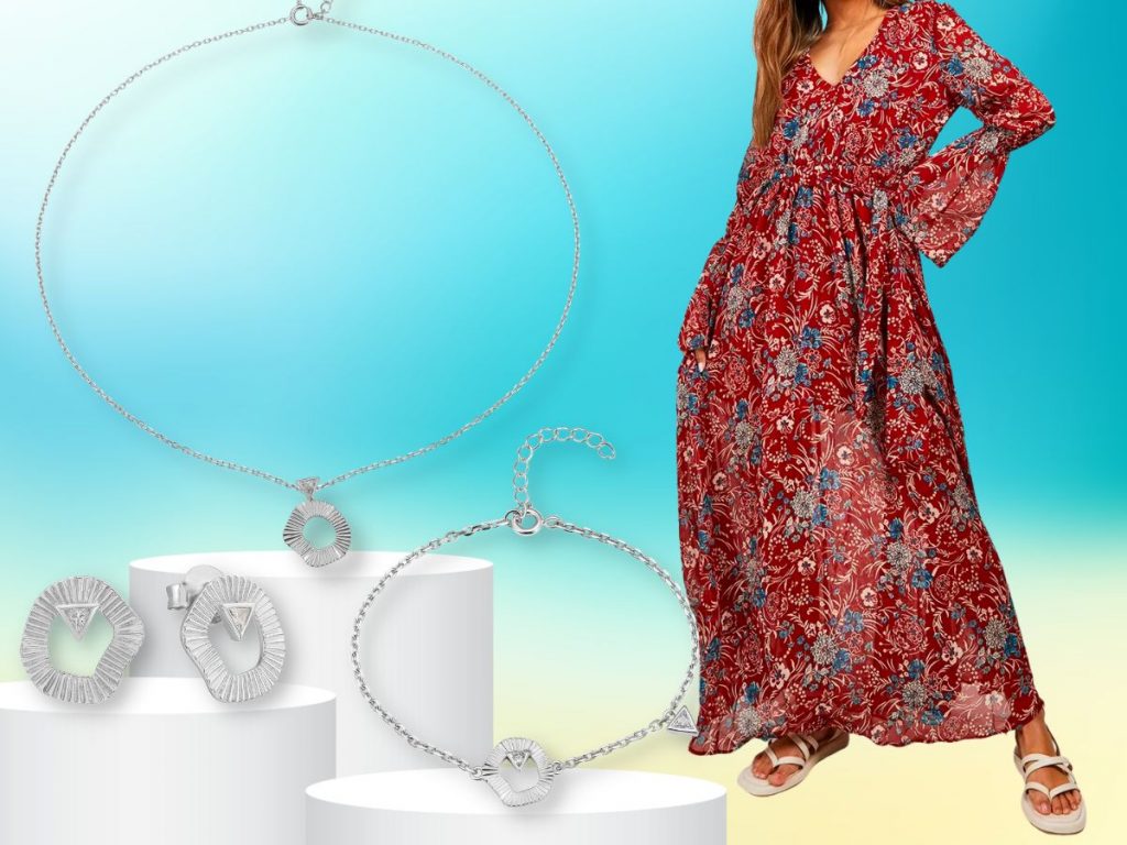 Cách phối trang sức cùng các kiểu váy hè đẹp nhất 2023 53 Cach phoi trang suc cung cac kieu vay he dep nhat 2023 4