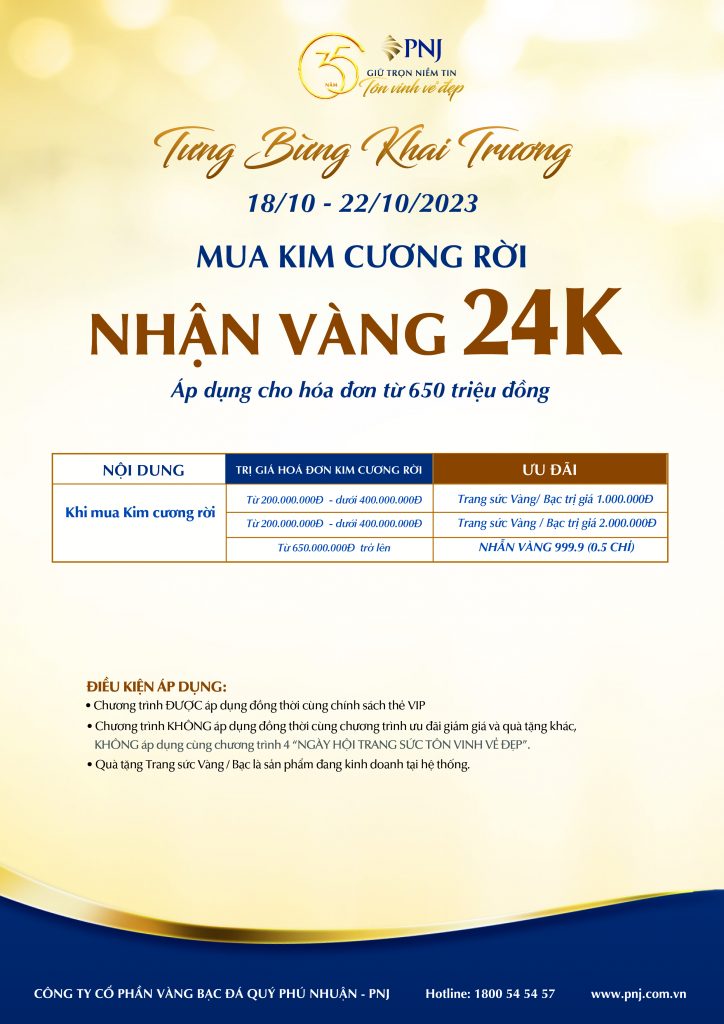 TƯNG BỪNG ƯU ĐÃI MỪNG KHAI TRƯƠNG PNJ 200A NGUYỄN TRUNG TRỰC, PHÚ QUỐC 5 05