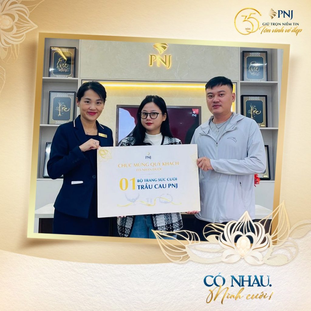 pnj da tim ra khach hang so huu bo suu tap trang suc cuoi trau cau pnj