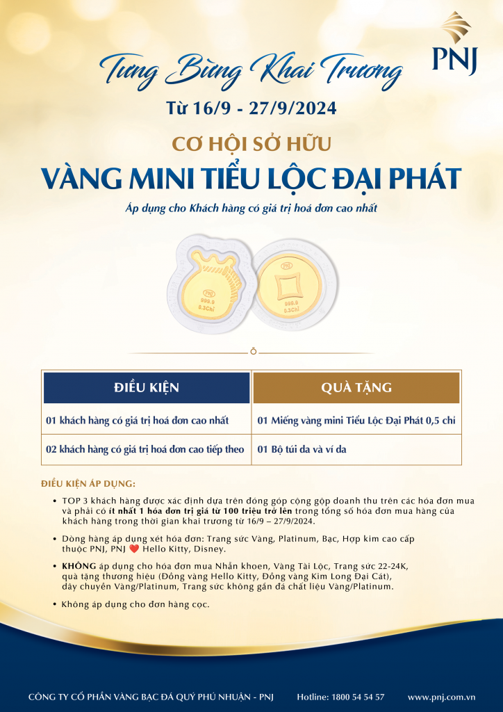 Tưng Bừng Ưu Đãi Khai Trương PNJ Tại Aeon Mall Huế, Thừa Thiên Huế 4 HINH MICA 3