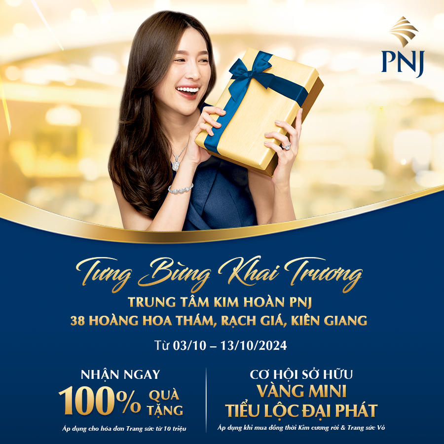 Rộn Ràng Ưu Đãi, Tưng Bừng Khai Trương Trung Tâm Kim Hoàn Pnj 38 Hoàng Hoa Thám, Rạch Giá, Kiên Giang 1 1