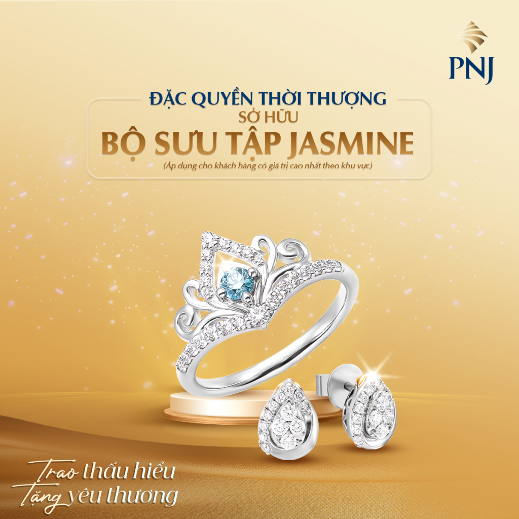 Ngàn Ưu Đãi Cùng PNJ Mừng 20/10: Trao Thấu Hiểu, Tặng Yêu Thương 3 Scheme Jasmine