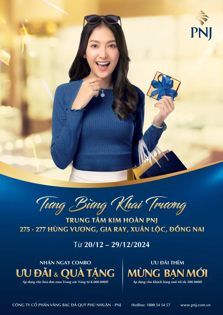 Khai Trương Rộn Ràng, Nhận Ngàn Quà Tặng Tại Trung Tâm Kim Hoàn PNJ 275 - 277 Hùng Vương, Xuân Lộc, Đồng Nai 1 462640974 1345156763167037 1076092379771526884 n