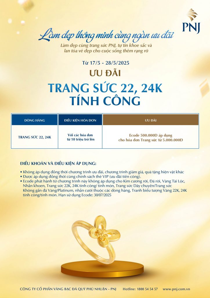 Làm Đẹp Thông Mình Cùng Ngàn Ưu Đãi Tháng 5 Từ PNJ 3 MICA PUSHSALE DNB 16 05 02