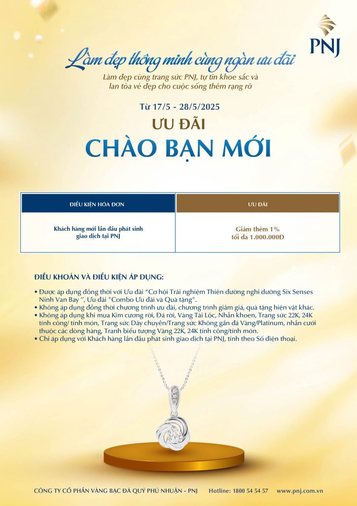 Làm Đẹp Thông Mình Cùng Ngàn Ưu Đãi Tháng 5 Từ PNJ 5 MICA PUSHSALE DNB 16 05 03