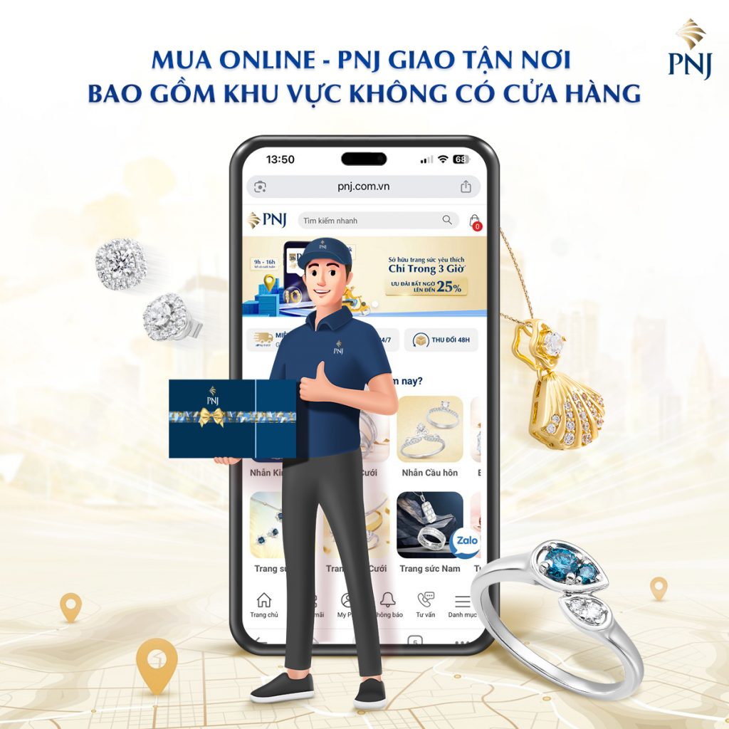Mua Sắm Trang Sức Online Tại PNJ: Tiện Lợi, Dễ Dàng, Giao Hàng Miễn Phí 1 mua sam trang suc online tai pnj tien loi de dang giao hang mien phi
