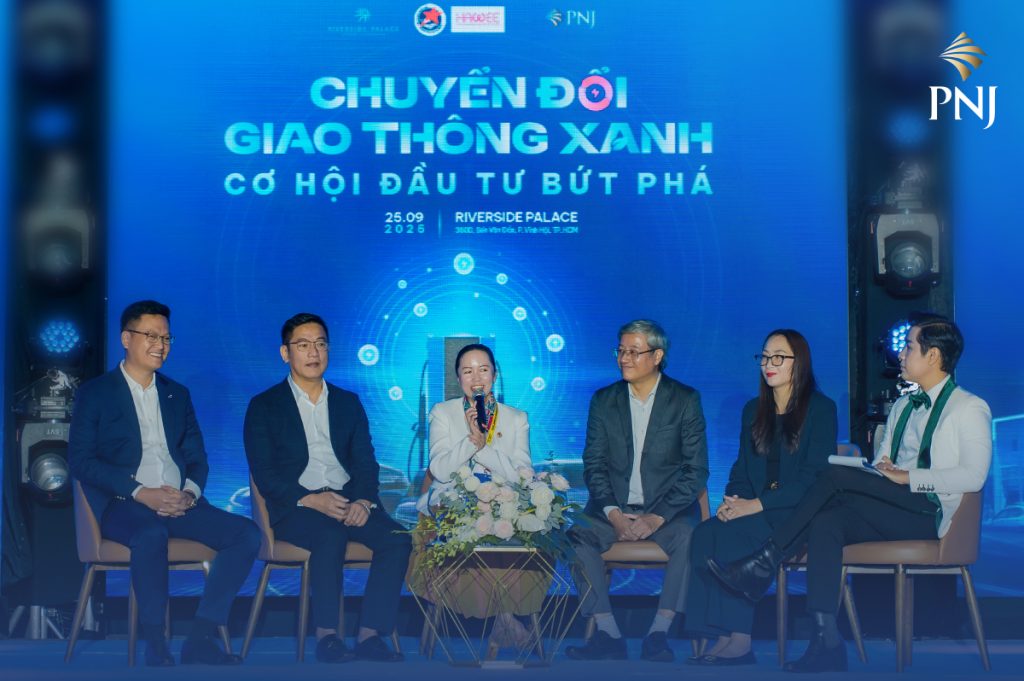 PNJ HỢP TÁC CÙNG VINFAST, GSM, V-GREEN THÚC ĐẨY GIAO THÔNG XANH TRONG DOANH NGHIỆP 3 2 5