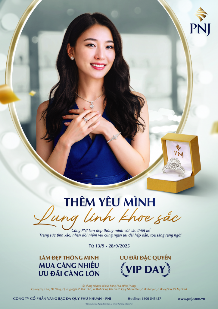 YÊU MÌNH, KHOE SẮC CÙNG NGÀN ƯU ĐÃI TRANG SỨC TỪ PNJ 1 KV 1