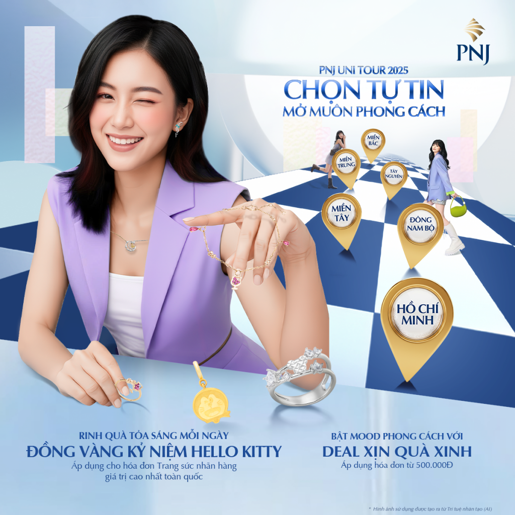 PNJ UNI TOUR 2025 – CHỌN TỰ TIN, MỞ MUÔN PHONG CÁCH 1 Hinh main