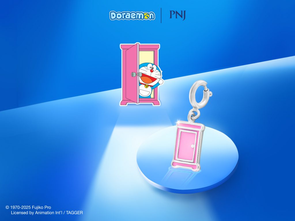 Charm Doraemon|PNJ - Bảo Bối May Mắn Bên Bé Mỗi Ngày 3 si0000w000086