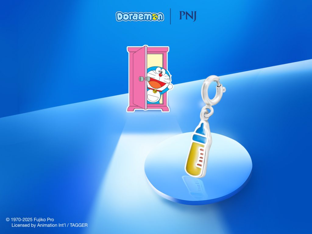 Charm Doraemon|PNJ - Bảo Bối May Mắn Bên Bé Mỗi Ngày 5 si0000w000090