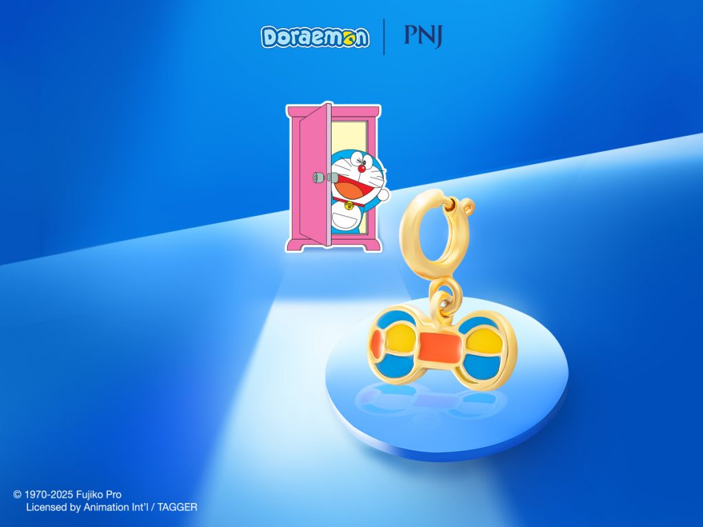 Charm Doraemon|PNJ - Bảo Bối May Mắn Bên Bé Mỗi Ngày 4 si0000y000177