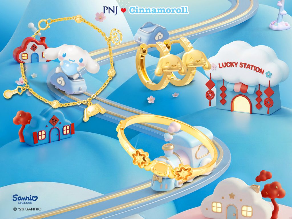 Tết 2026 đón lộc may cùng trang sức Xuân Thần Tài 2 coan cho