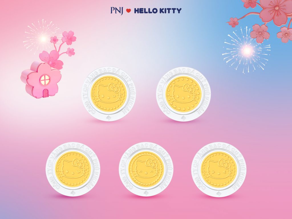 Khai Niên 2026 Rạng Ngời Cùng Đồng Vàng May Mắn từ PNJ ❤️ Hello Kitty 2 h2