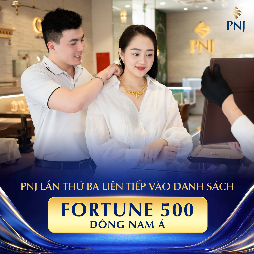 PNJ lần thứ ba liên tiếp vào danh sách Fortune 500 Đông Nam Á 2 Fanpage Fortune 500