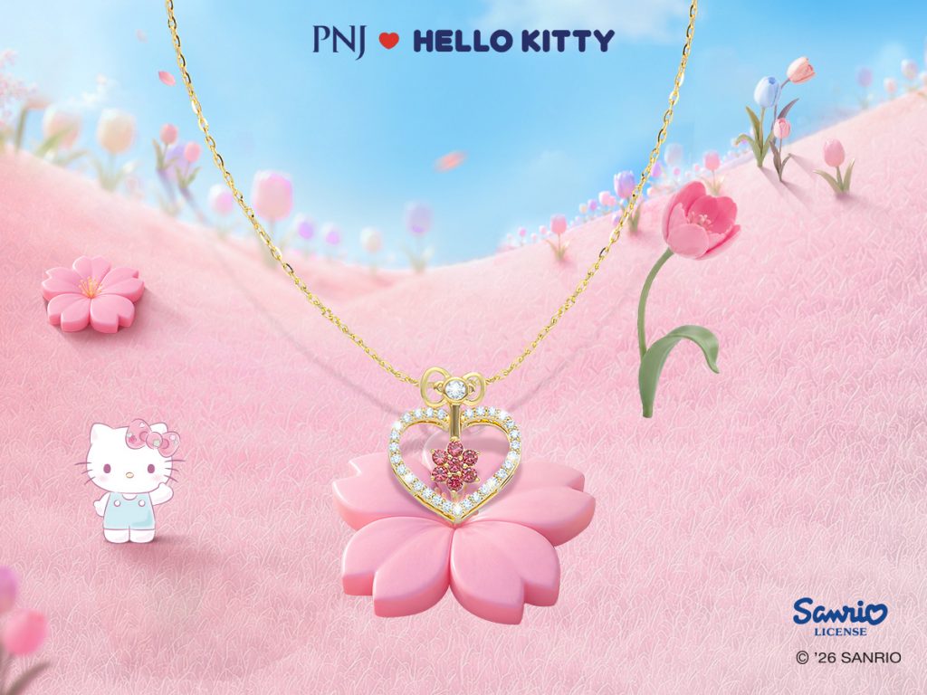 Khám Phá BST It's Blooming Time: Bừng Sắc Ngọt Ngào Cùng PNJ ❤️ Sanrio 3 kham pha bst its blooming time bung sac ngot ngao cung pnj sanrio 02