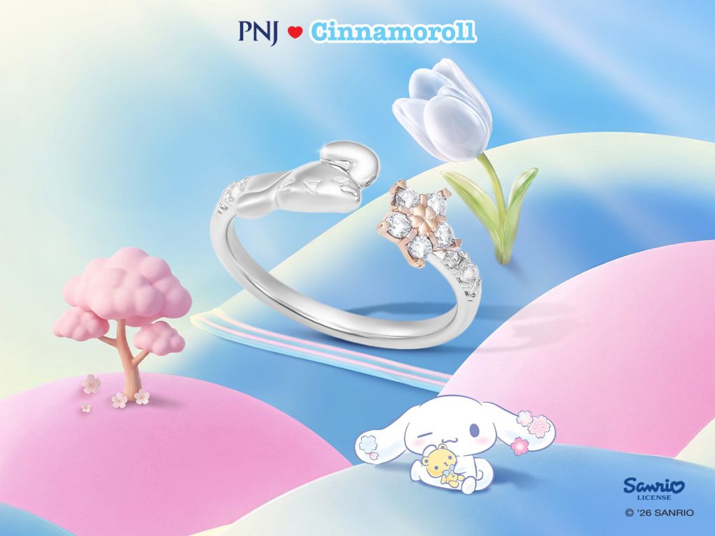 Khám Phá BST It's Blooming Time: Bừng Sắc Ngọt Ngào Cùng PNJ ❤️ Sanrio 4 kham pha bst its blooming time bung sac ngot ngao cung pnj sanrio 03