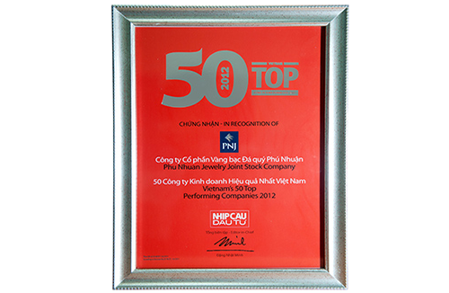 TOP 50 CÔNG TY KINH DOANH HIỆU QUẢ NHẤT VIỆT NAM